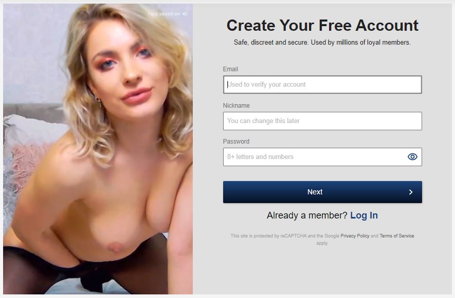 streamate login