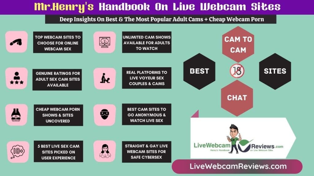 Live sex cam reviews infographic